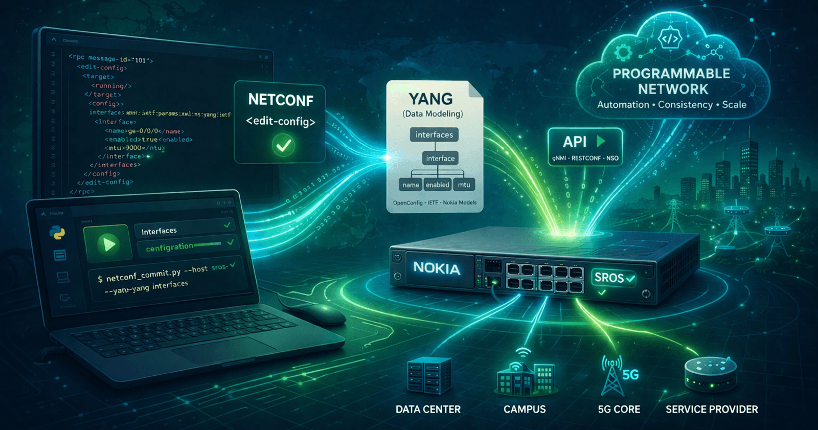 NETCONF and YANG: Building Programmable Networks